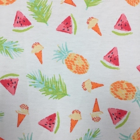 𝅺lularoe Summer Fruit Irma Oversized High Low Tunic - Picture 10 of 12